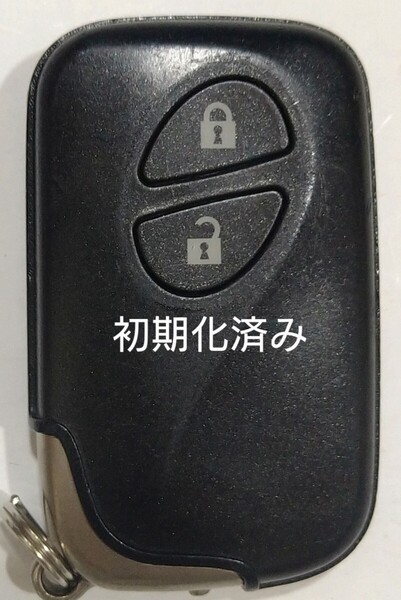 初期化済トヨタ レクサス純正スマートキー2ボタン 基盤番号271451−5300 新品電池サービス27
