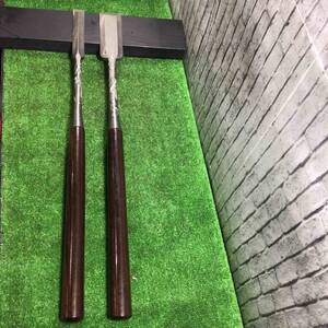 【美品】俊弘 大突き鑿 龍虎彫り 2本組 四ツ裏 本体のみ 【川口店】