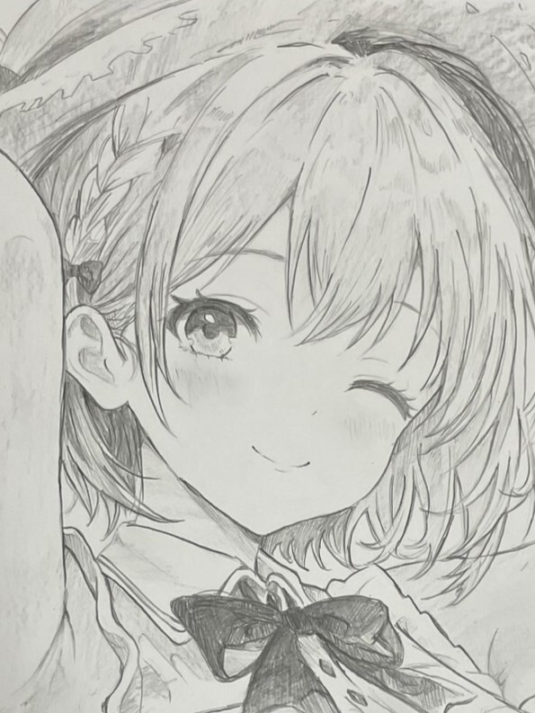 専用　手描きイラスト　鉛筆画　無防備な少女　オリジナル　キャミソール Yahoo!オークション -「えんぴつ」(手描きイラスト) の落札相場