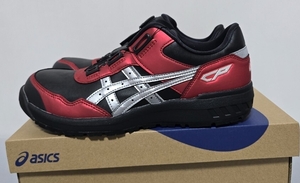 не использовался Asics безопасная обувь BOA CP306 черный × чистый серебряный 26.5cm
