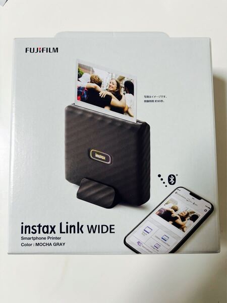 新品未使用 FUJIFILM instax Link WIDE モカグレイ