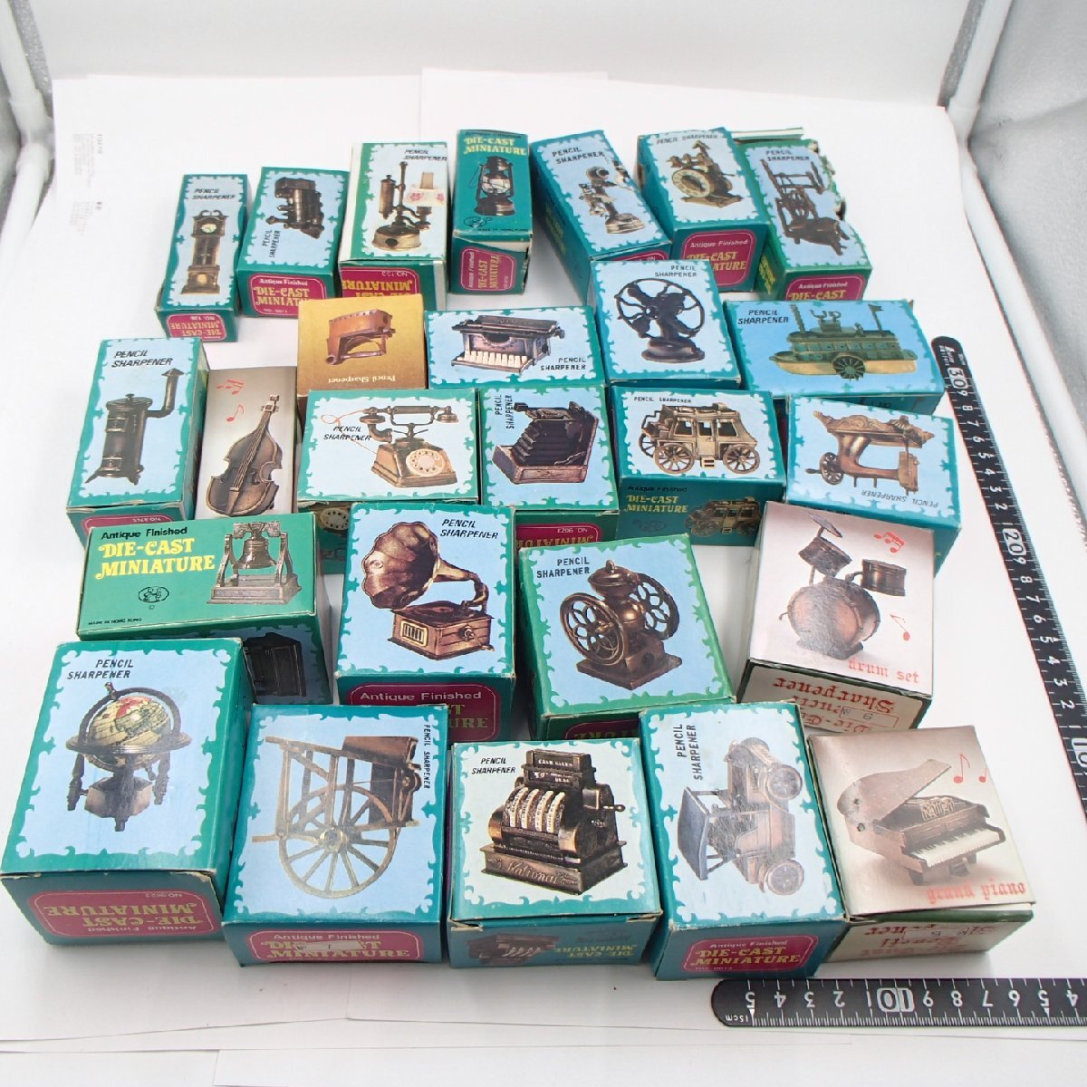 超希少！ダイキャスト鉛筆削り 昭和レトロ 30点セット 全て箱入り 超希少！ダイキャスト鉛筆削り 昭和レトロ 30点セット 全て