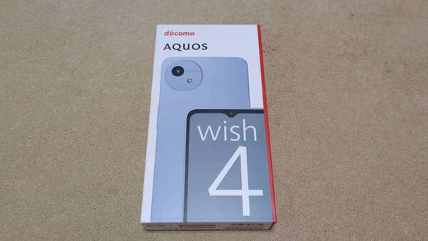 AQUOS wish4 SH-52E 6.6インチ メモリー4GB ストレージ64GB ブルー ドコモ