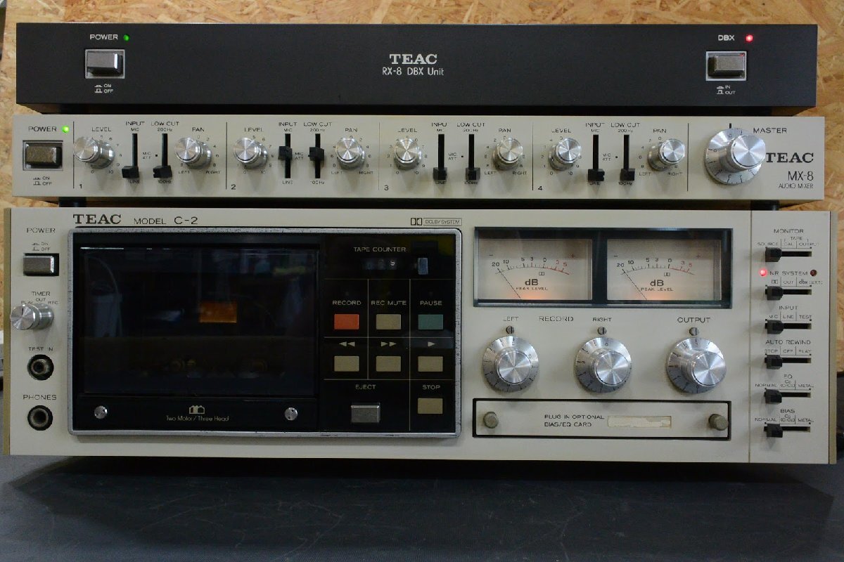 【未使用】TEAC ティアック　4トラック 2チャンネル 録音ヘッド 2個セット 未使用】TEAC ティアック 4トラック 2チャンネル 録音ヘッド 2個