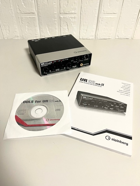 UR22mkⅡ スタインバーグ　箱、付属品あり Steinberg UR22 mk II オーディオインターフェイス箱付き DTM・DAW