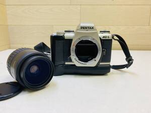 【通電のみ確認】PENTAX ペンタックス MZ-5 フィルムカメラ バッテリーパック付|smc PENTAX-FA 1:4 28-70mm レンズ