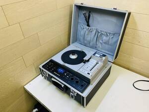 【希少/通電/回転確認済】ATOM RECORDER/アトムレコーダー A-101 レコード カッティングマシーン アナログ 録音機 オーギ電子 現状品