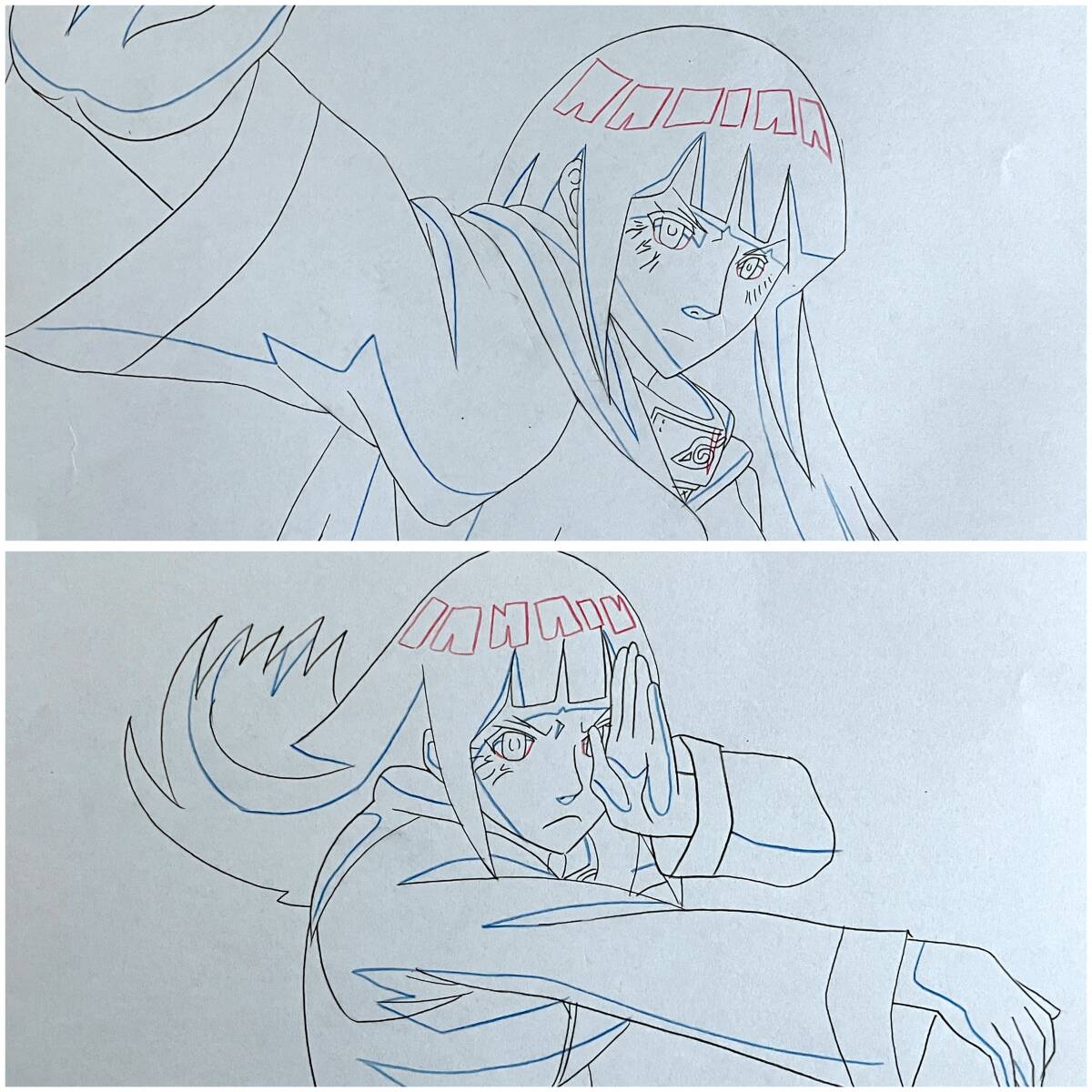 S ナルト 直筆 原画 小南／セル画／アニメ Anime 原動画 S ナルト直筆原画7枚セット小南／アニメ動画セル画レイアウト原