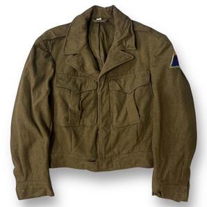 40s US ARMY 実物 IKEジャケット ウール ヴィンテージ 古着 38