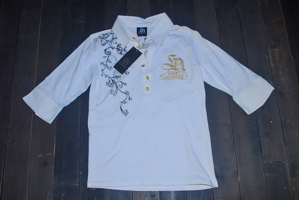 ATT37★形とても良い！★LAGATE★白/ホワイト★汚れあり・L★倉庫保管の