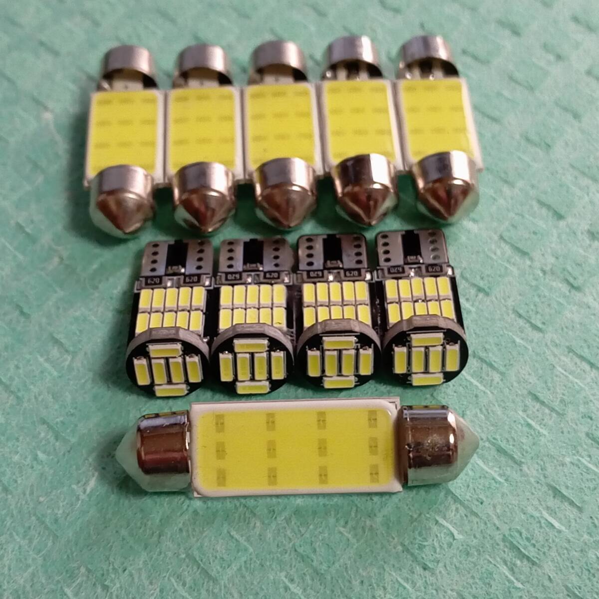 R171 SLKクラス 超爆光！T10 LED ルームランプ 10点セット キャ