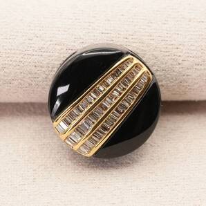 K18 オニキス ダイヤモンド ネックレストップ 0.40ct/24-4907S