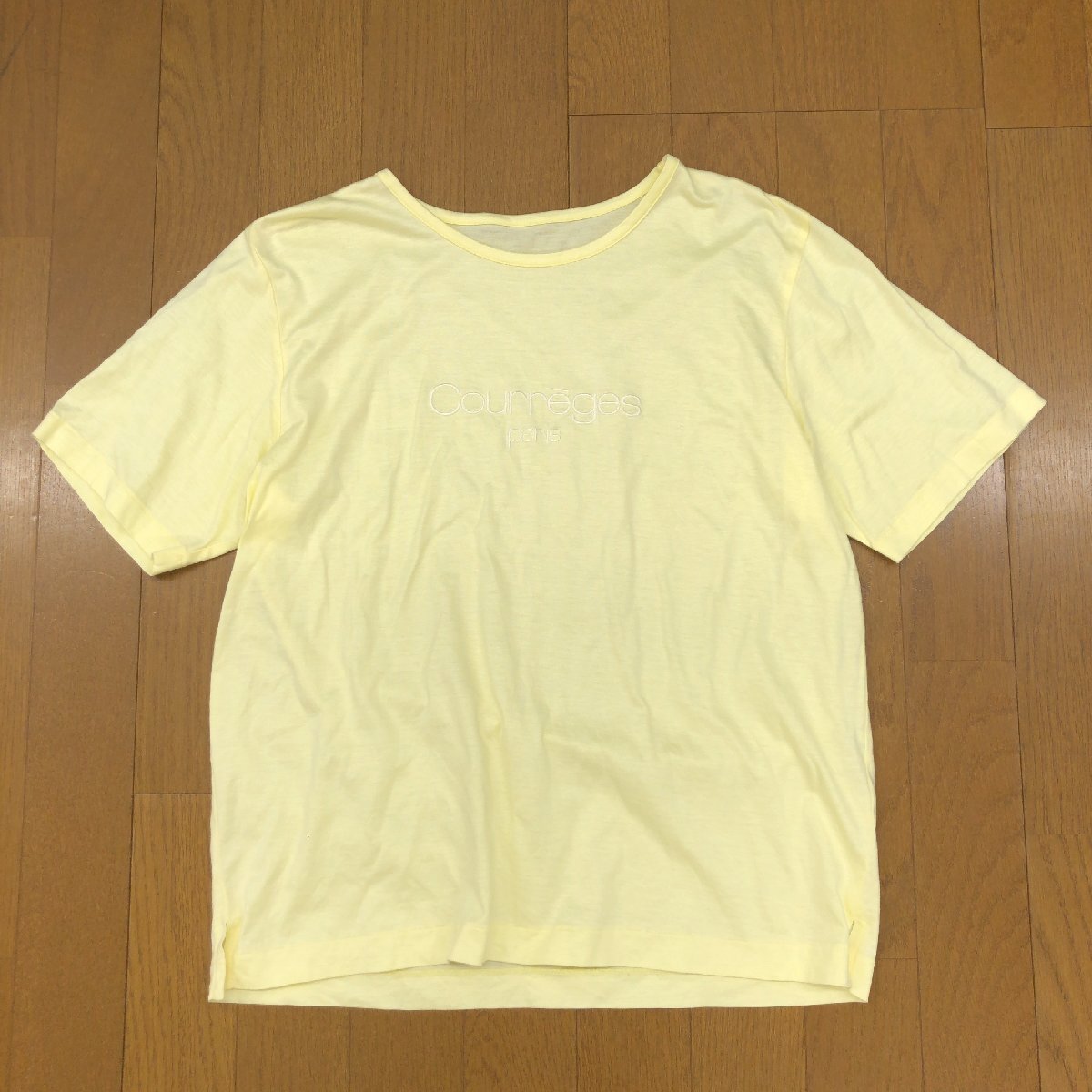 90s courreges ハイネック tシャツ 9R 白 ホワイト クレージュ 90s courreges ハイネック tシャツ 9R 白 ホワイト クレージュ