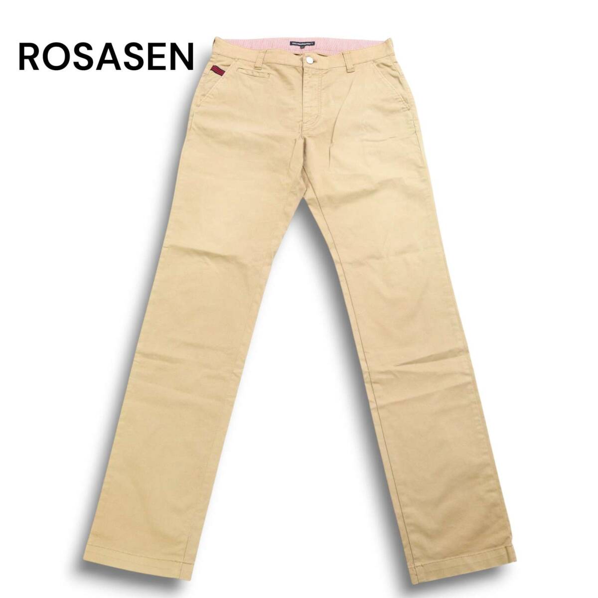 ROSASEN - coco 中古 ロサーセン ROSASEN メンズ パンツ 76cm 白 ロングパンツ ジョガーパンツ ROSASEN［ロサーセン］STRETCH STRIPE PANTS /ストレッチ