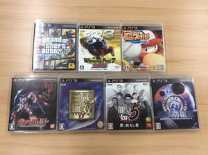 QQ31◆【動作/精度未確認】7点まとめ ゲームソフト PS3 龍が如く5 / 機動戦士ガンダムUC 他 プレイステーション3 状品 ジャンク品