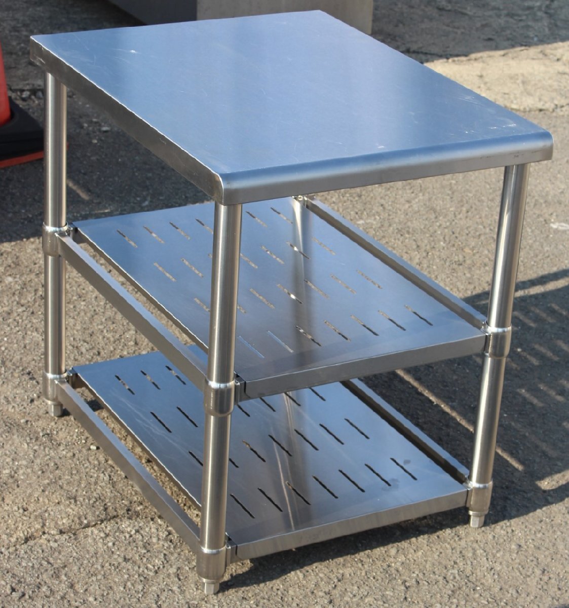 wz0539 ステンレス 作業台 調理台 テーブル 幅550mm 中古 厨房 厨