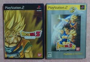 ドラゴンボールZ、ドラゴンボールZ2 起動確認済 プレイステーション2ソフト