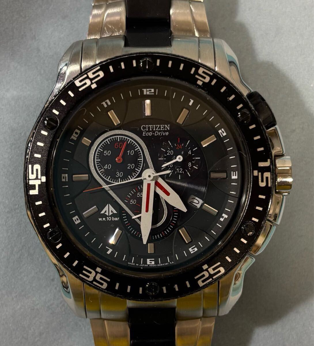 美品 稼動品 シチズン クロノグラフ メンズ腕時計 黒文字盤 シルバー 箱付き 2025年最新】Yahoo!オークション -「クロノグラフ」(CITIZEN)の