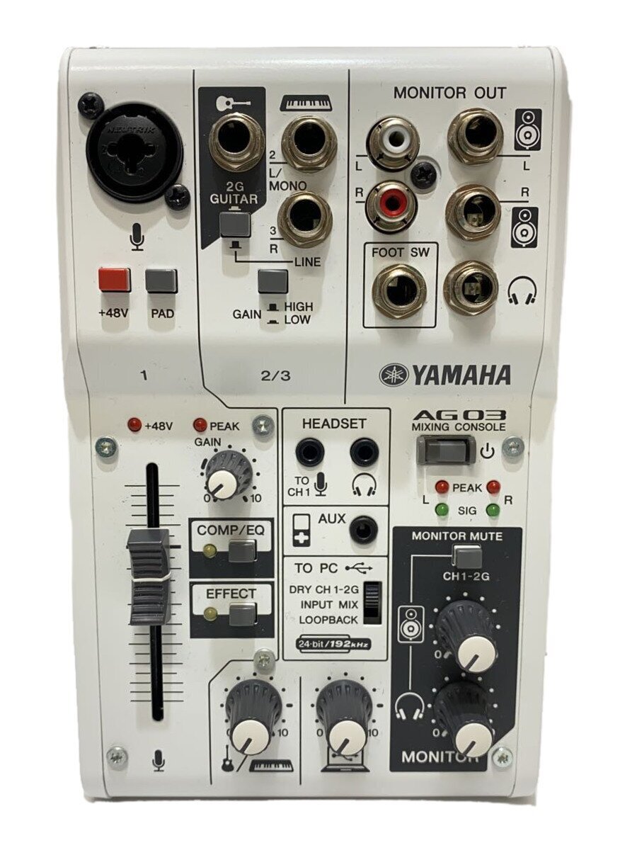 AG03 ジャンク 2025年最新】Yamaha AG03 オーディオミキサーの商品一覧 - Yahoo