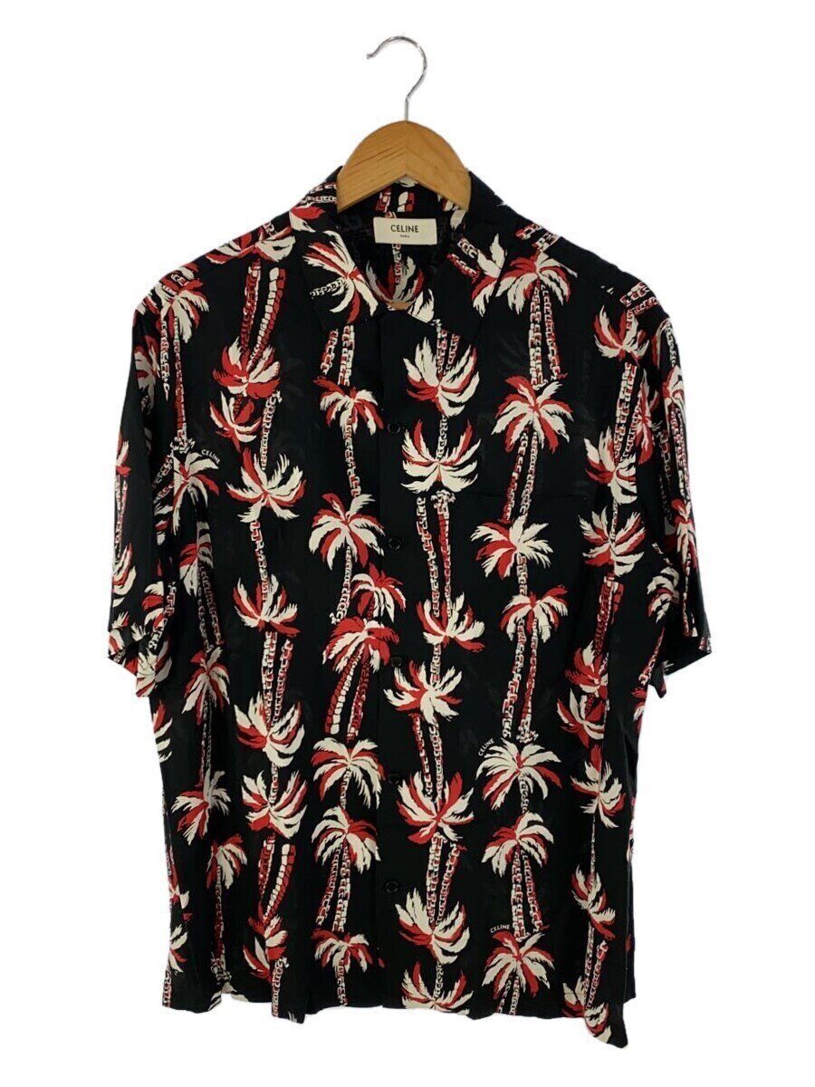 CELINE◆アロハシャツ/-/レーヨン/BLK/総柄/2C946727T