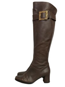 YVES SAINT LAURENT* сапоги /35.5/BRW