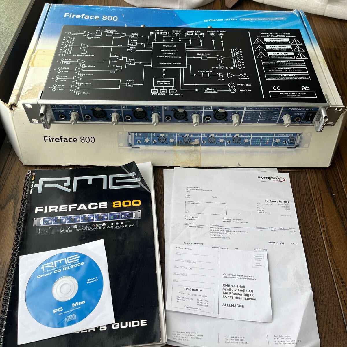 RME Fireface 800 オーディオインターフェース　※完動品・元箱アリ 2025年最新】rme fireface 800の人気アイテム - メルカリ