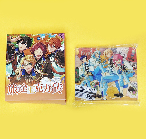 あんスタ Trip 旅路 アクリルブロック fine 英智 渉 桃李 弓弦 あんさんぶるスターズ 中国限定 アクリルスタンド アクスタ