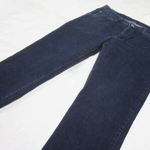 送料無料!! 濃紺 EDWIN エドウィン GE22 ポリエステル混 ストレッチ パウダー デニム ジーンズ インディゴ M W約79CM 日本製