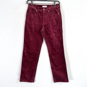 【STYLE BASIC】スタイルベーシック ニッセン ボルドー ワインレッド系 コーデュロイパンツ ズボン ボトムス レディース 61【a002】