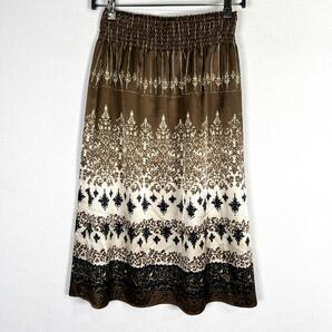 【EVEX by KRIZIA】エヴェックス バイ クリツィア 三陽商会 ブラウン系 スカート 女性用 婦人服 レディース 40【a005】