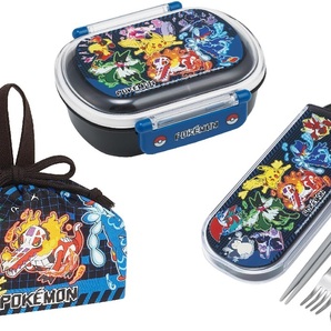新品未開封◆Skaterお弁当箱3点セット◆ポケモン ポケットモンスター360mlランチボックスお箸トリオセット巾着袋 子供キッズ男の子日本製