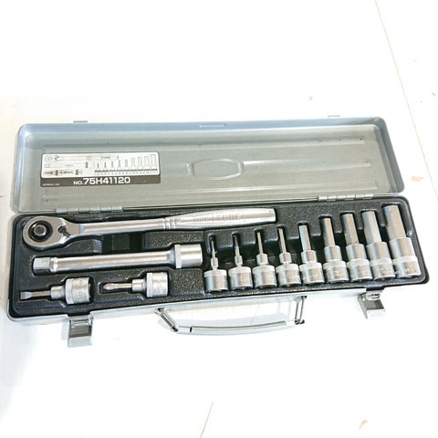 ソケットレンチセット　新品未使用！ 楽天市場】KTC TB420X 26点セット 12.7sq.ソケットレンチセット