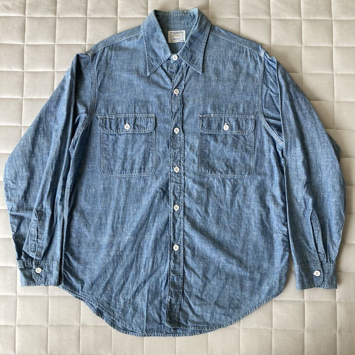 50's 60's シャンブレーシャツ ヴィンテージ 50's 60's シャンブレーシャツ ヴィンテージ 50s〜60s US NAVY