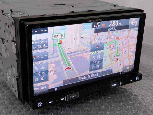 送料無料!最新地図2025年版 RZ900 カロッツェリア メモリーナビ 4×4フルセグ地デジTV ブルートゥース スマートコマンダー