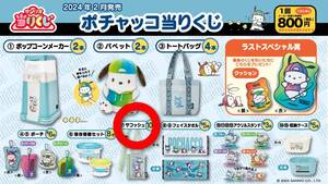 サンリオキャラクターズ ポチャッコ 当りくじ サコッシュ バッグ ポーチ ポシェット 新品 未使用 匿名配送