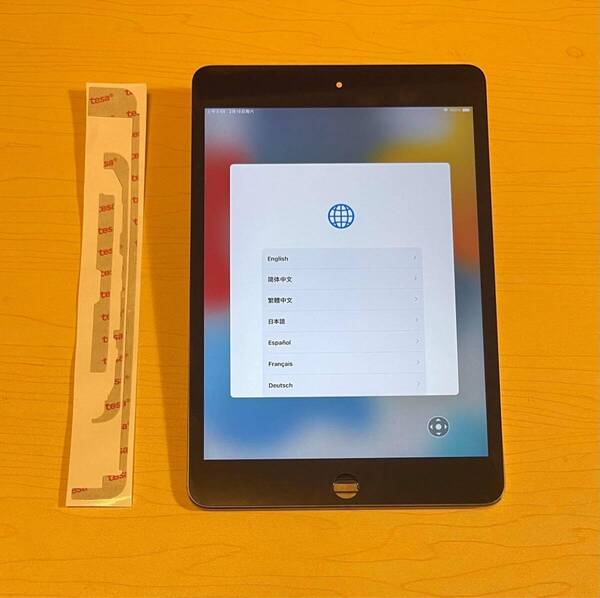 iPad Mini 4 純正再生品 フロントパネル 画面 液晶 修理 交換 、画面 パネル 交換テープ 付き カラー 黒