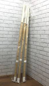 8038 【未使用・3本セット】剣道 竹刀 37 女子用 中学生向け 約114cm 稽古 練習用 武道具