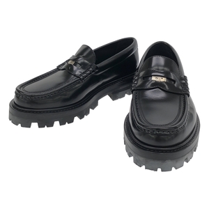 CELINE / Celine Trio mf Margaret pe колено коричневый n ключ Loafer