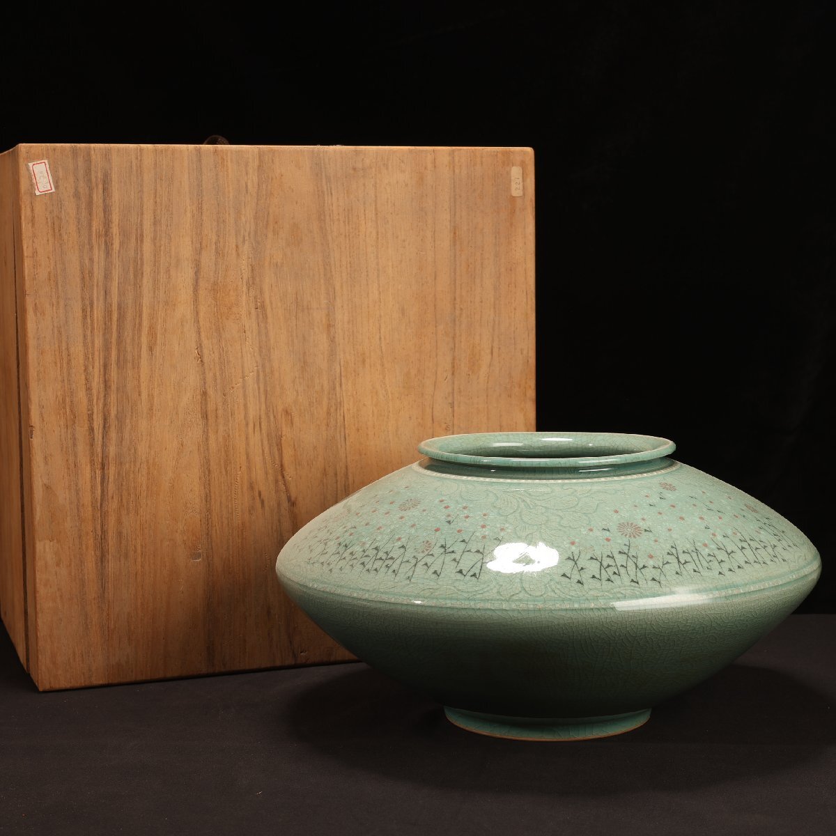 李朝刷毛目花瓶 陶磁工芸 壷 華道具 飾瓶 Q1148 2025年最新】李朝 壺の魅力的な商品が満載 - Yahoo!オークション
