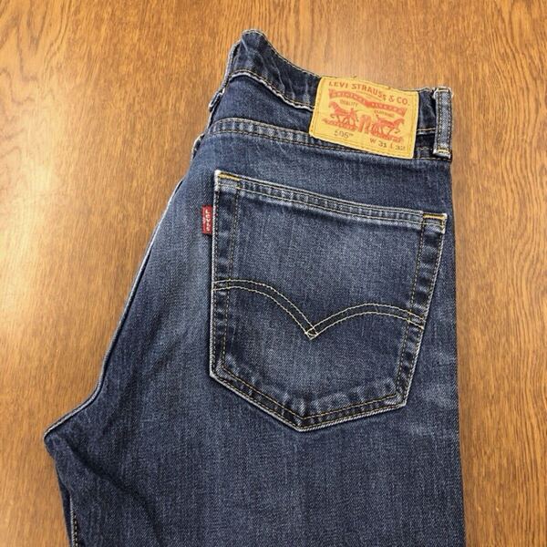 【GH038】Levi's 505 W31 L32 色落ち加工 ジーンズ ジーパン デニムパンツ ストレッチ生地 ブランド古着 リーバイス505 刻印4985 送料無料