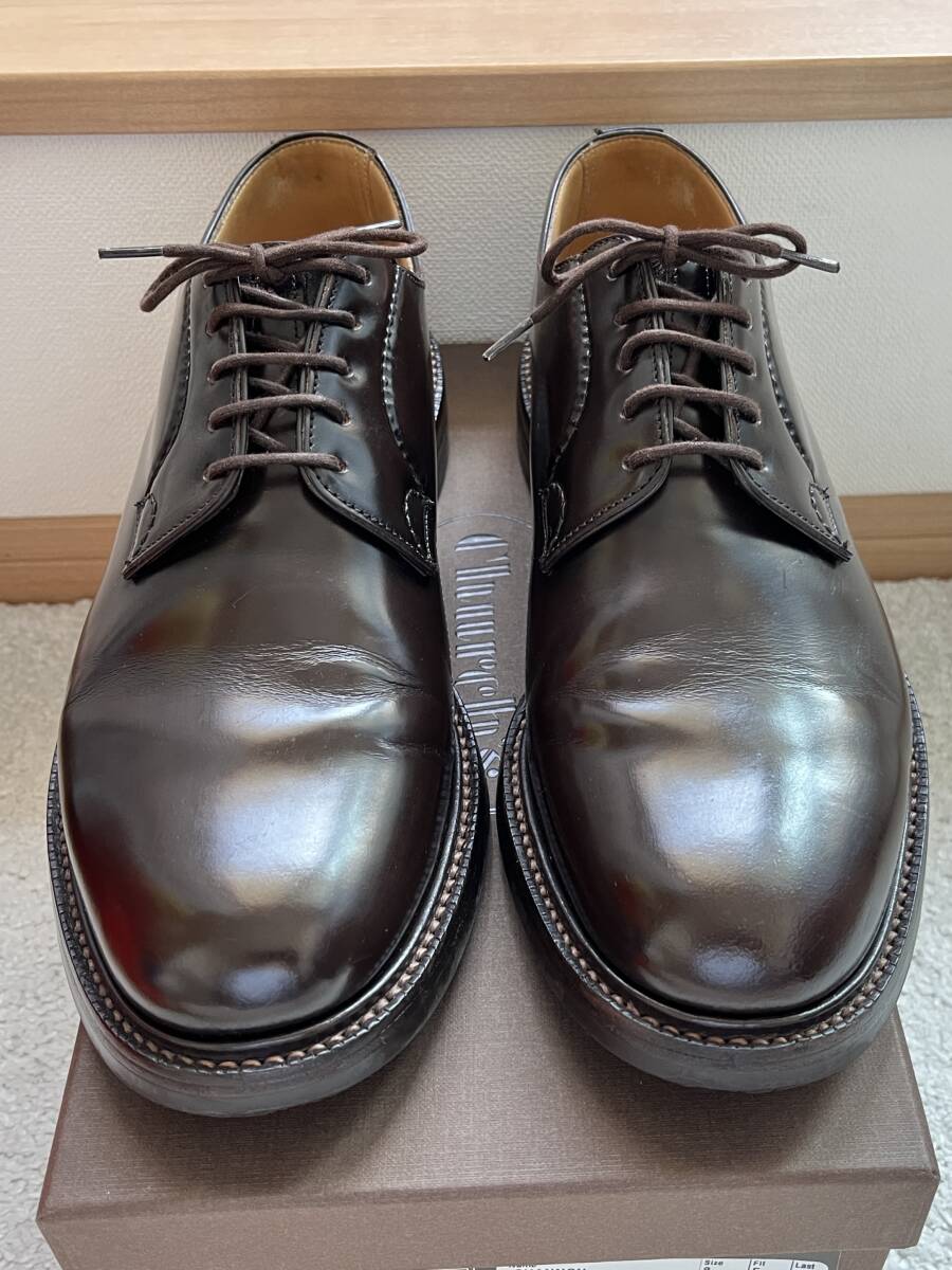 Church’s Shannon 箱付き Church's】チャーチ SHANNON プレーントゥ ポリッシュド