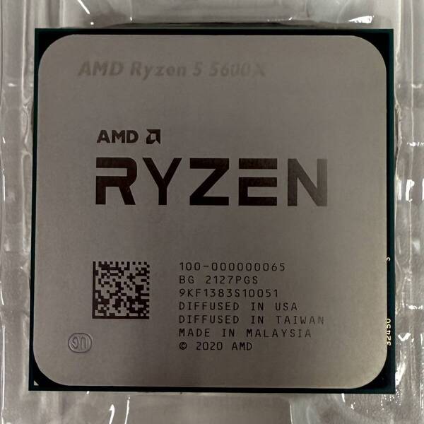 AMD Ryzen 5 5600X 6コア 12スレッド CPU ゲーミングPC用に!