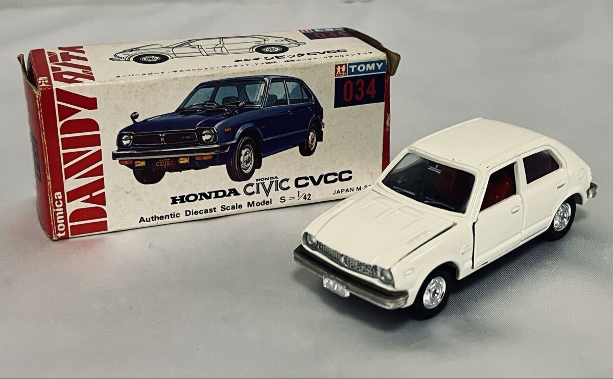 トミカダンディ30周年記念ホンダシビックＣＶＣＣ新品未使用希少な日本製 トミカダンディ30周年記念ホンダシビックCVCC新品未使用希少