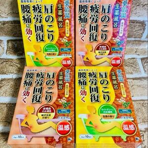 【送料無料!】薬治湯 やくじとう 薬用入浴剤 4箱セット!温感 疲労回復 匿名配送♪