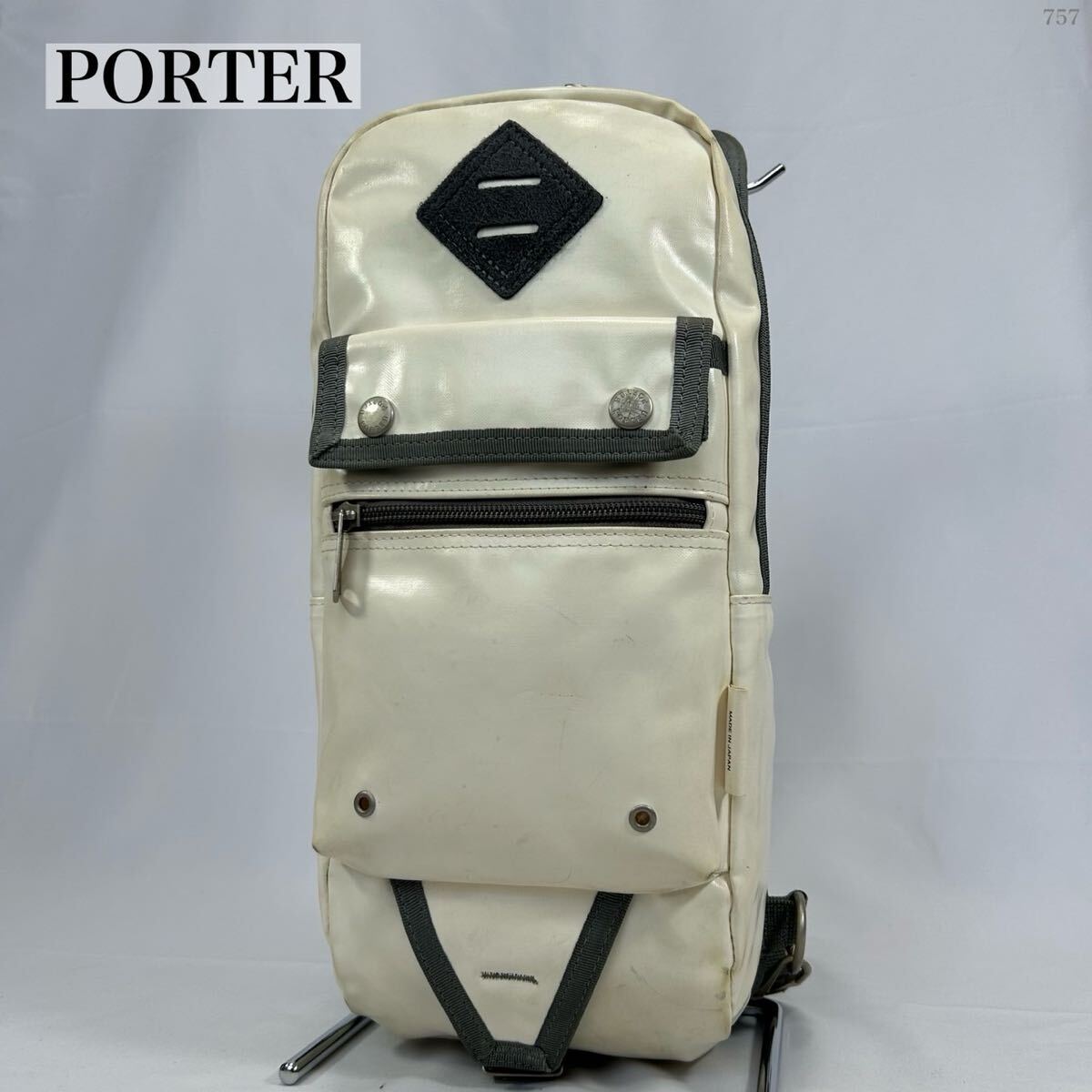 未使用品 ポーター JAM ワンショルダー ボディバッグ ホワイト Yahoo!オークション -「porterポータージャム」の落札相場・落札価格