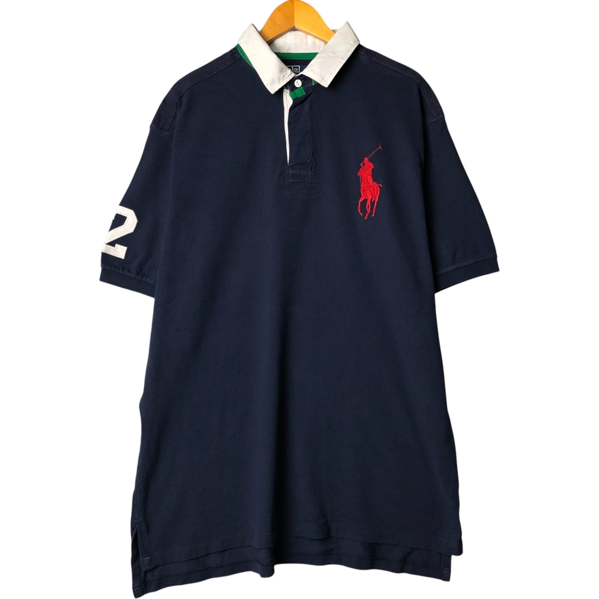 新品未使用 送料込み メンズXXLサイズ Ralph Laurenラガーシャツ POLO RALPH LAUREN ラガーシャツ ポロラルフローレン 長袖