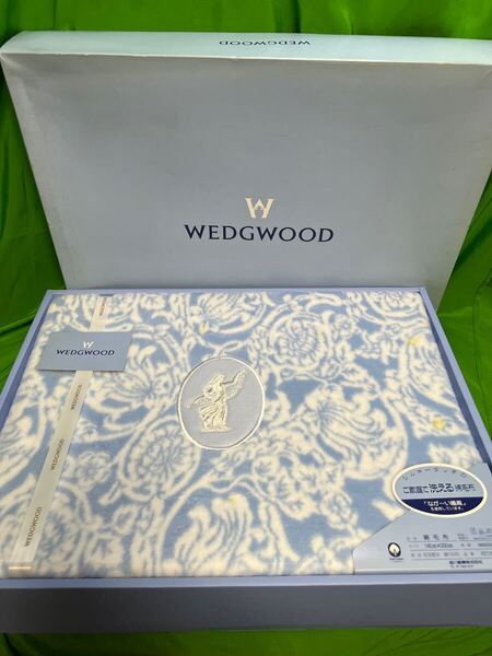 ウェッジウッド 西川産業 綿毛布 WEDGWOOD 綿100 寝具 シングル