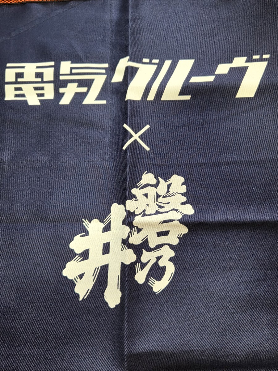 新品未使用　電気グルーヴ 磐乃井酒造 電酒グルーヴ 前掛け&寸志 電気グルーヴと磐乃井酒造のコラボレーション日本酒「電酒