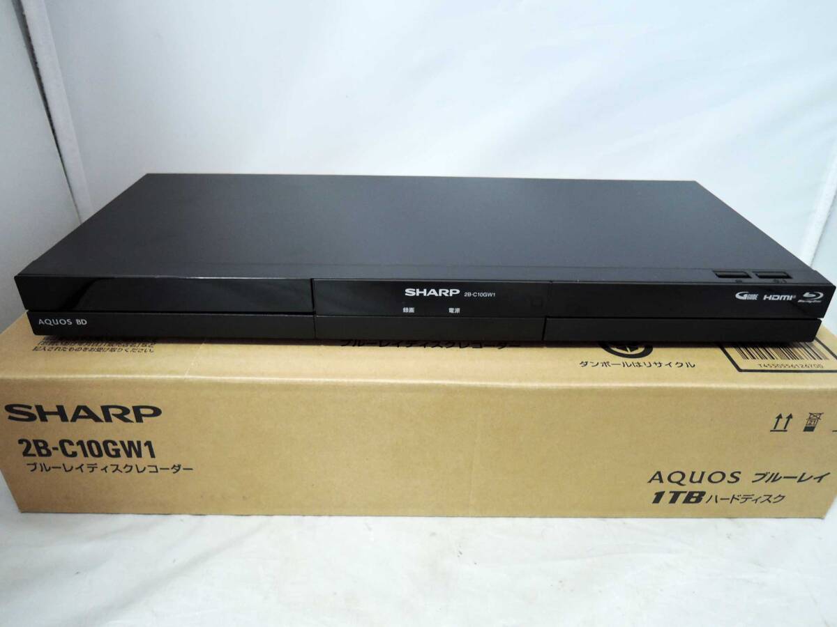 Sharp 2B-C10CW1 ブルーレイレコーダー2020年製 中古品 シャープ AQUOSブルーレイ 2B-C10CW1 オークション比較 - 価格.com