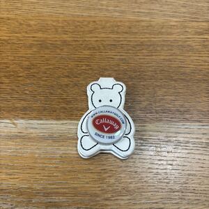 Callaway Bear - карман значок белый включая доставку